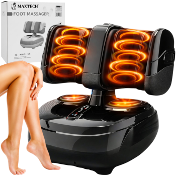 Masażer stóp i łydek 2w1 z grzaniem MAX-B6